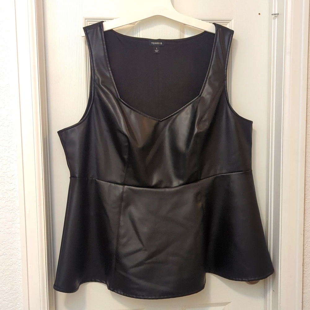 Torrid Faux Leather top